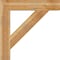 Ekena Millwork Traditional Block Rough Sawn Bracket, Western Red Cedar, 6"W x 36"D x 36"H BKT06X36X36TRA05RWR - alternate 4